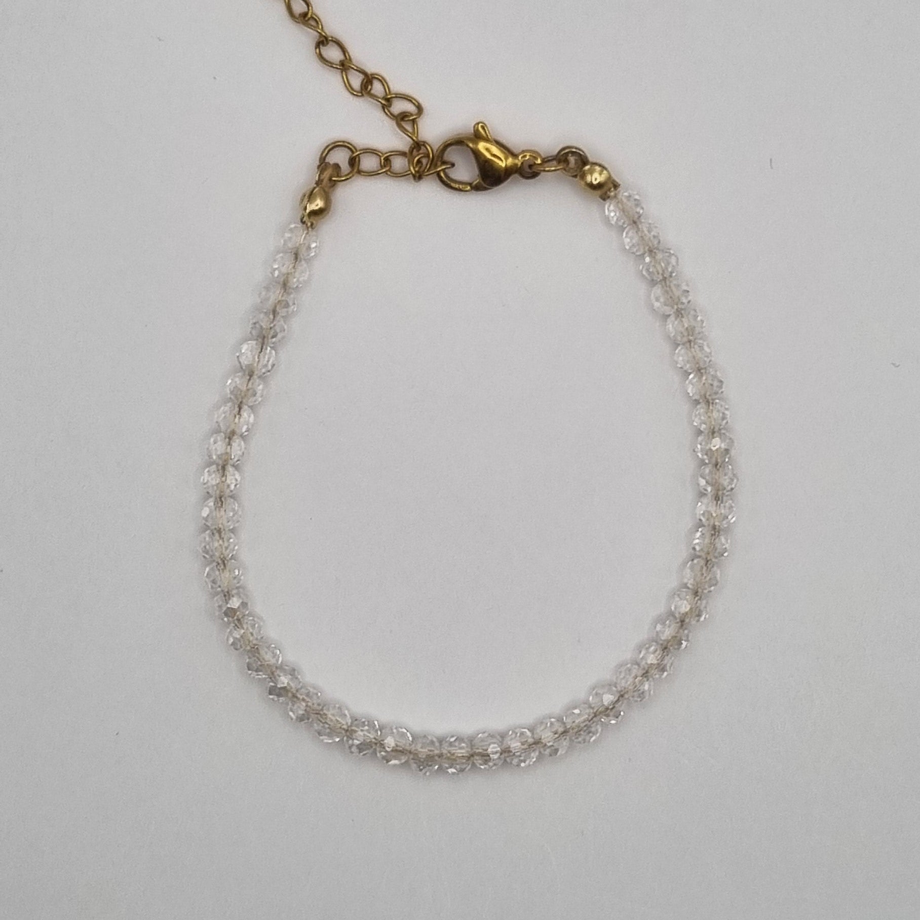 Armband facetkralen BY SANNE transparant