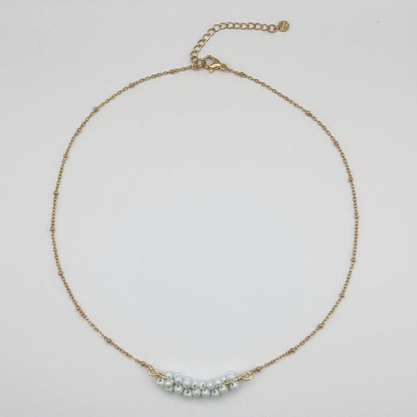 Ketting Twirly BY SANNE blauw