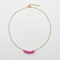 Ketting Twirly BY SANNE roze