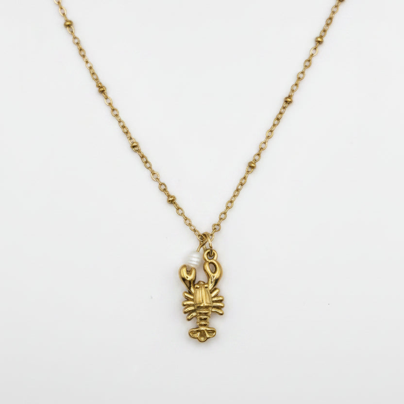 RVS ketting Lagosta BY SANNE goud
