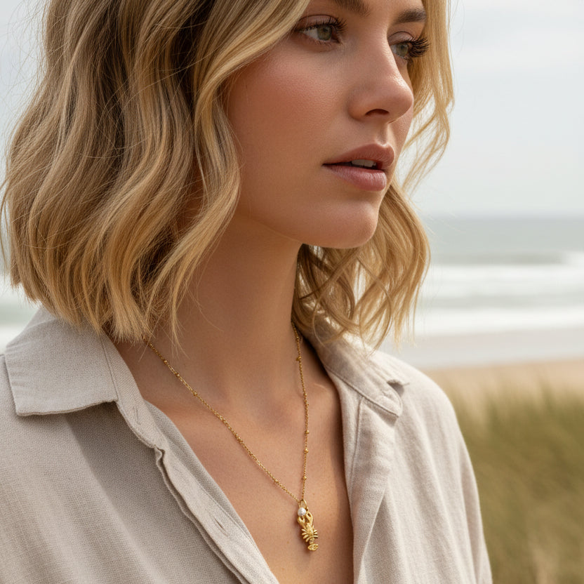 RVS ketting Lagosta BY SANNE model