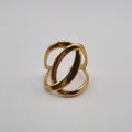 RVS ring statement Together BY SANNE goud
