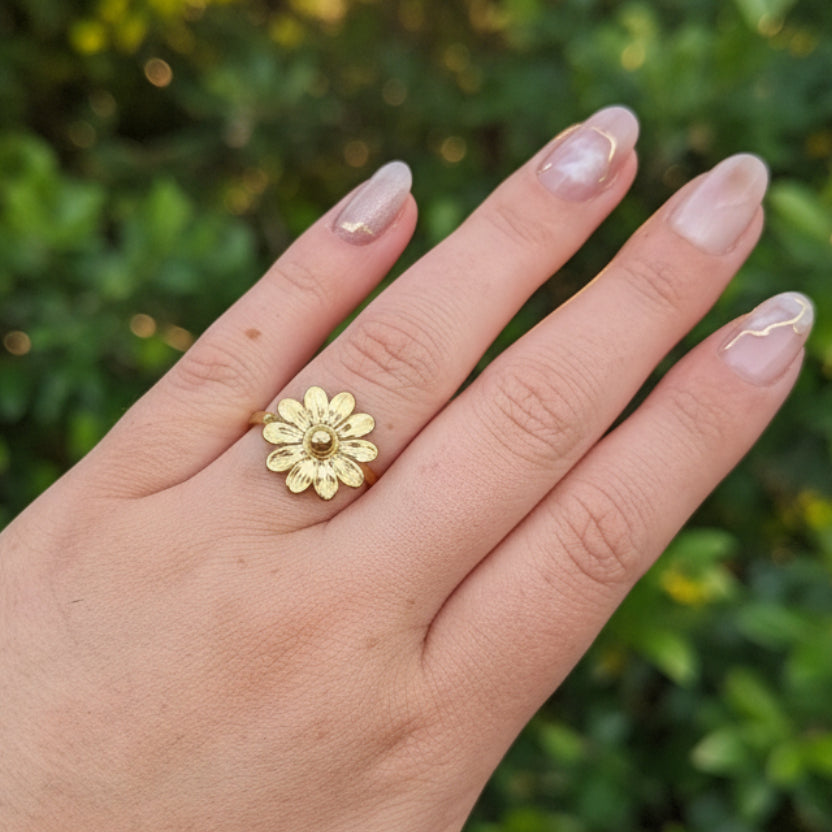 RVS ring verstelbaar Daisy BY SANNE model