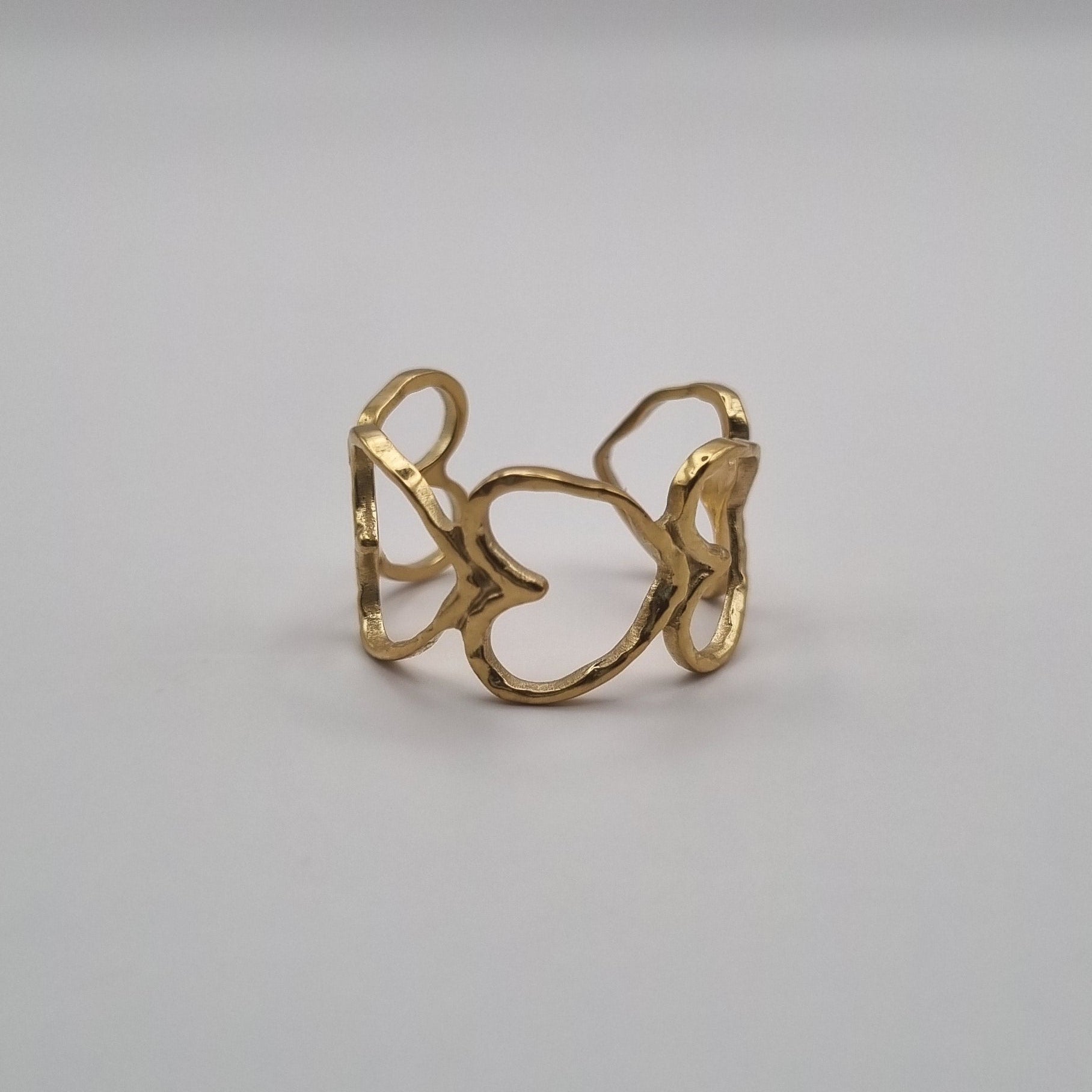 RVS ring verstelbaar Love Spell BY SANNE goud