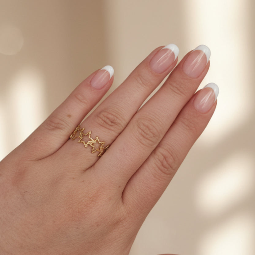RVS ring verstelbaar SKYE BY SANNE model