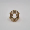 RVS statement ring Jupiter BY SANNE goud