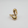 RVS statement ring Wavy BY SANNE goud