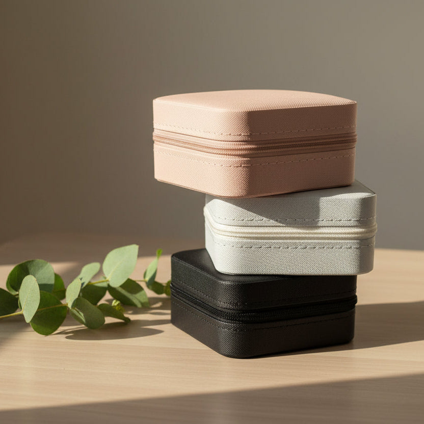 Sieraden doosje travel case BY SANNE 3 kleuren