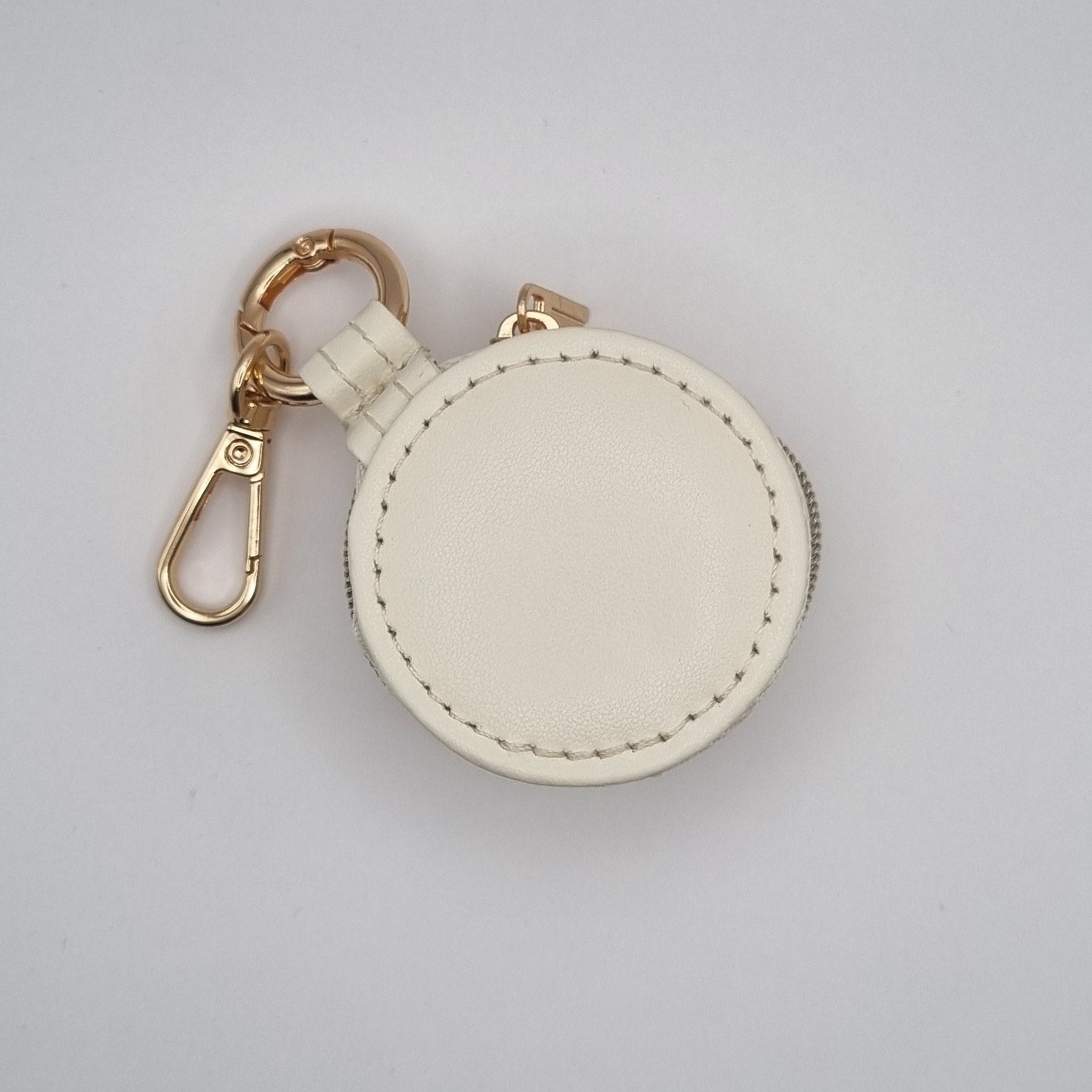 Sieraden keychain wit creme BY SANNE